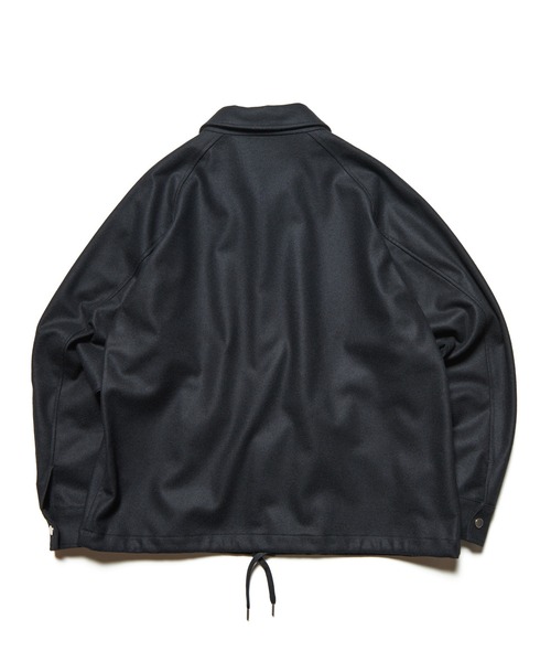 ブルゾン アウター LIGHT MELTON WOOL COACH JACKET メンズ レディースの画像