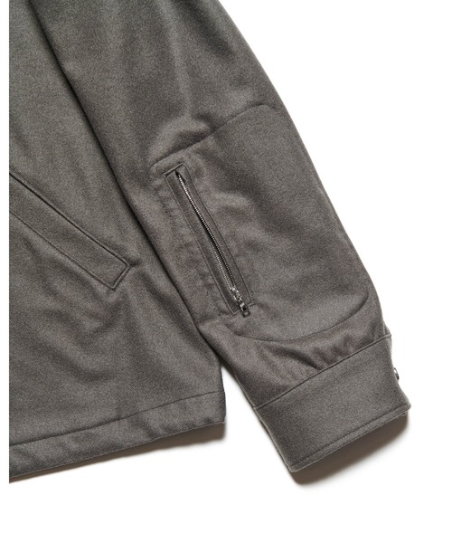 ブルゾン アウター LIGHT MELTON WOOL COACH JACKET メンズ レディースの画像