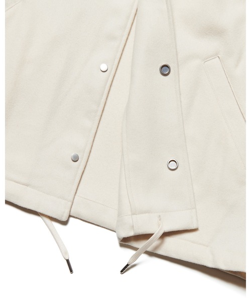 ブルゾン アウター LIGHT MELTON WOOL COACH JACKET メンズ レディースの画像