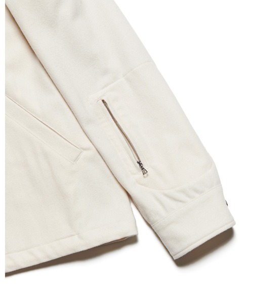 ブルゾン アウター LIGHT MELTON WOOL COACH JACKET メンズ レディースの画像