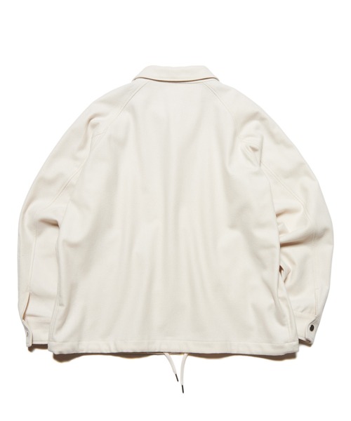 ブルゾン アウター LIGHT MELTON WOOL COACH JACKET メンズ レディースの画像