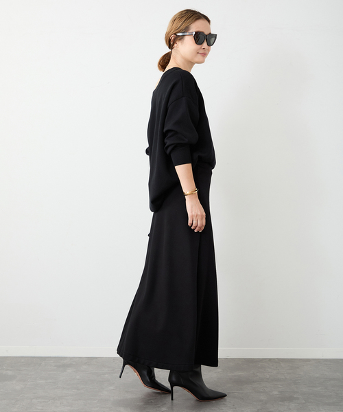 【新品•未使用】 *New Jersey Flare スカート ブラック Deuxieme Classe スカート 追加 New Jersey Flare : ZOZOTOWN