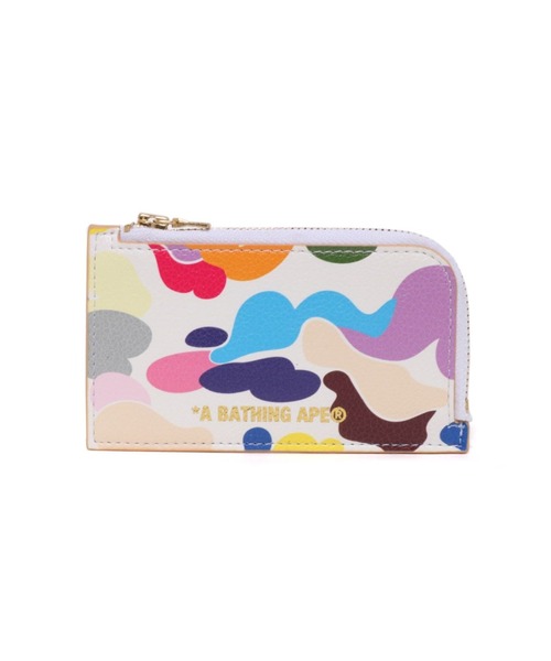 A BATHING APE レザーコインカードケース A BATHING APE レザーコインカードケース EMBOSSED LEATHER