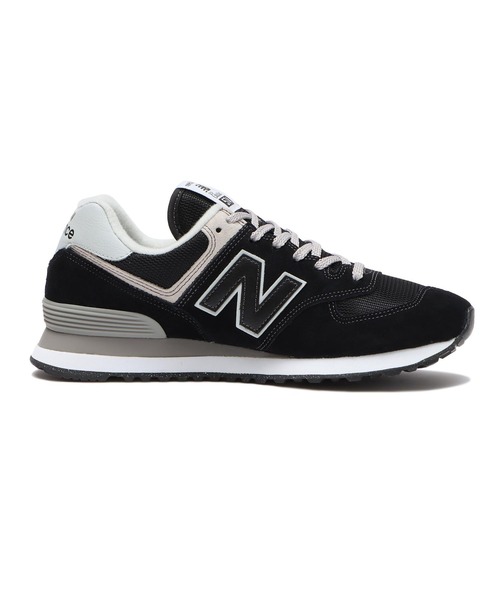 [New Balance] low cut спортивные туфли 24.5cm черный мужской 