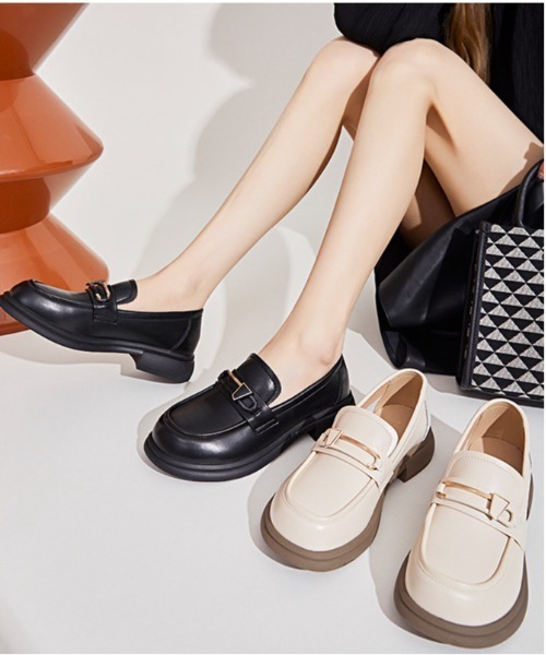 シューズ 「 NiiNa / ニーナ 」本革ビットモチーフローファーシューズ