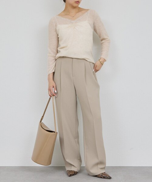 GALLARDAGALANTE（ガリャルダガランテ） パンツ 「シワになりにくい