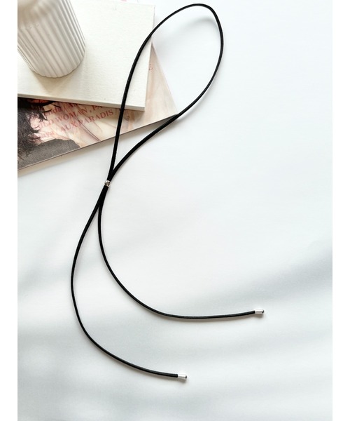 チョーカー シンプル フェイク スウェード コードチョーカー レディース | ciite' | 25