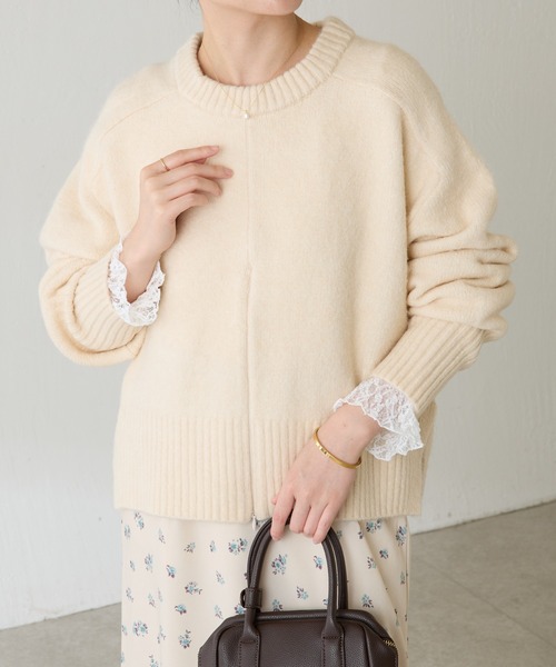 ニット セーター ヤクライクニット/WEB限定カラー展開 レディース