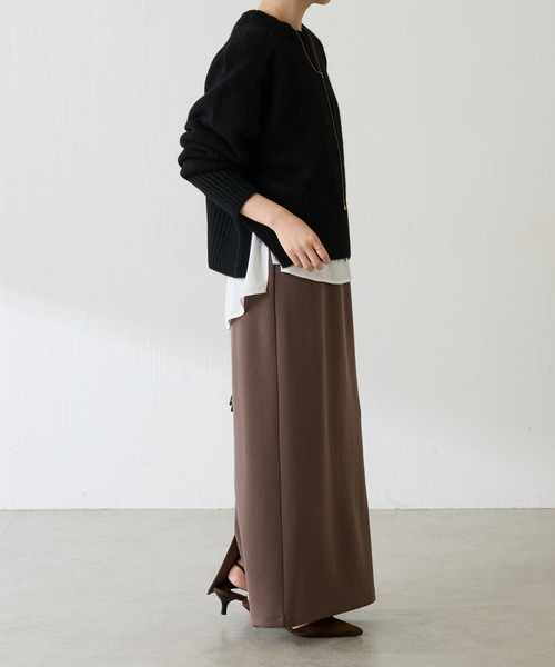 【美品】コラージュガリャルダガランテ ヤクライクニット ピンク 2024aw COLLAGE GALLARDAGALANTE ニット セーター ヤクライクニット/WEB