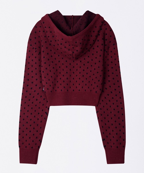 SCULPTOR（スカルプター） パーカー Snowflake Knit Zip-Up レディース