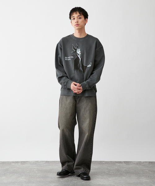 「B.C STOCK」 加工デニムパンツ LARGE ブルー系その他 メンズ