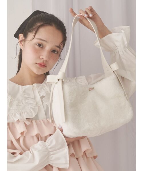 merry jenny チューリップショルダーbag merry jenny チューリップショルダーbag（アイボリー） -ファッション