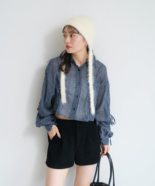 kastane コーデュロイオーバージャケット＋ショートパンツ Kastane（カスタネ） パンツ 「新色・新サイズ追加/セットアップ対応