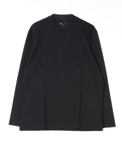 「NANO universe」 長(zhǎng)袖Tシャツ L ブラック メンズ
