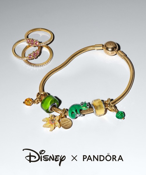 PANDORA（パンドラ） チャーム ディズニー 塔の上のラプンツェル サン