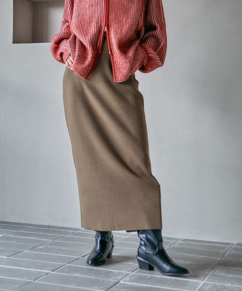 LEPSIM スカート 12ゲージ総針ナロースカート 497451 : ZOZOTOWN Yahoo