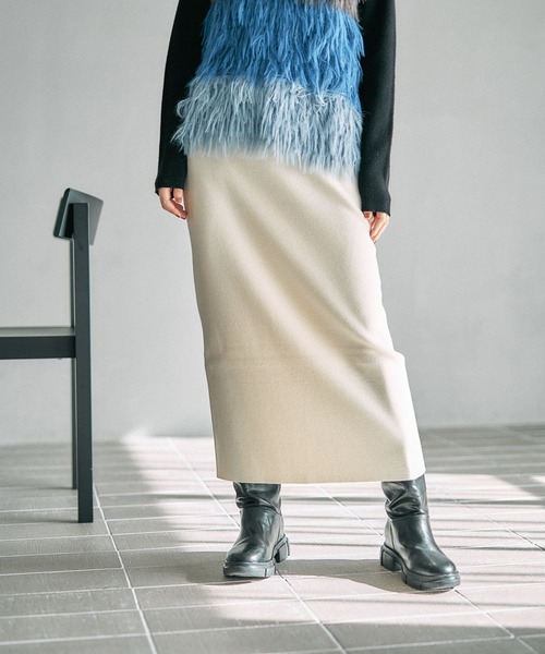 LEPSIM（レプシィム） スカート 12ゲージ総針ナロースカート 497451