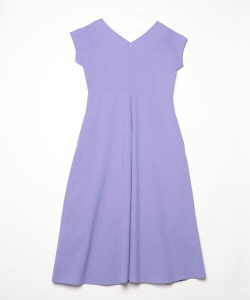 「STYLE DELI」 半袖ワンピース 02 パープル レディース_画像2