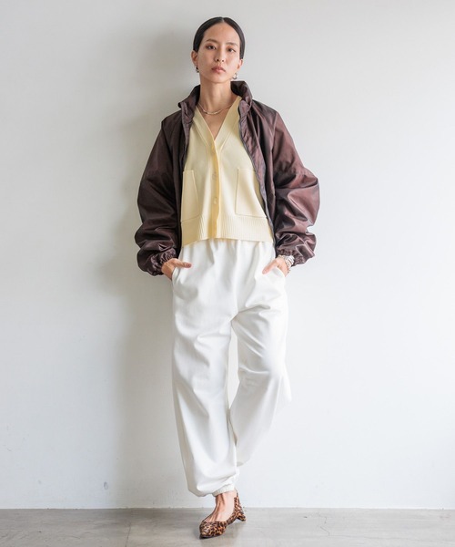 HEREIAM ブルゾン アウター 「HEREIAM」撥水グロッシーブルゾン