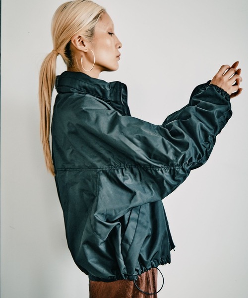 HEREIAM ブルゾン アウター 「HEREIAM」撥水グロッシーブルゾン