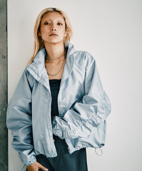 HEREIAM ブルゾン アウター 「HEREIAM」撥水グロッシーブルゾン