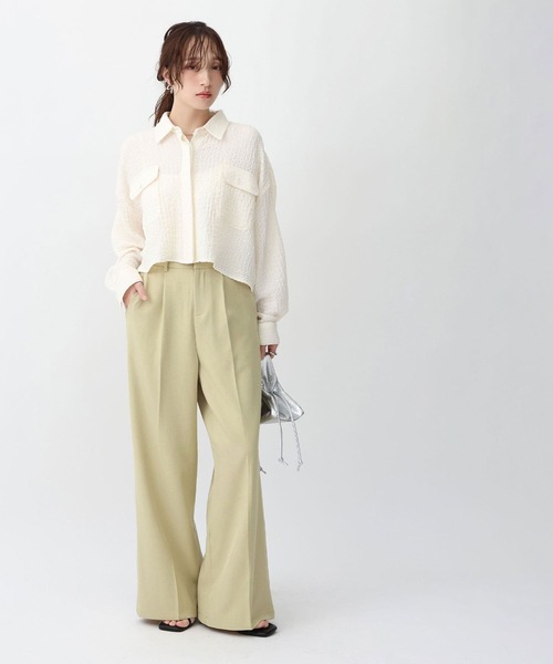NOAHL（ノアル） ワイドパンツ パンツ 「NOAHL」タックストレート