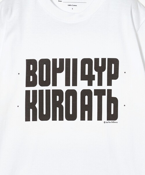 【別注】AreYouDifferent×6 ROKUAYD PINCH TEE 6 tシャツ 「別注」「Are You Different×6」ROKUAYD PINCH TEE/Tシャツ