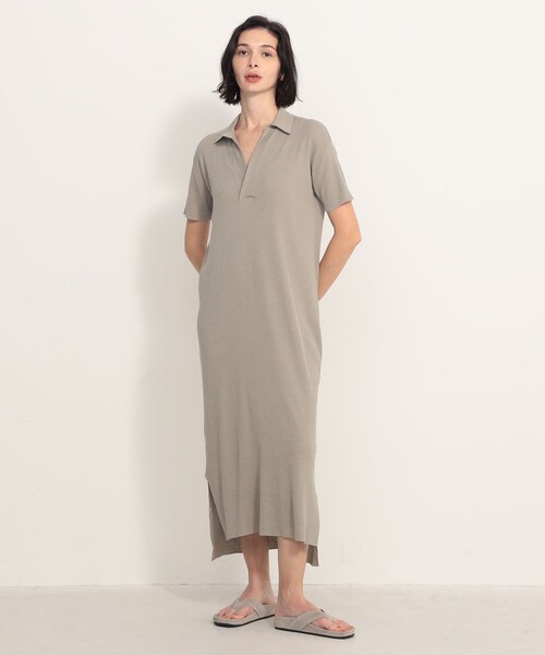 「JAMES PERSE」 長袖ワンピース 3 ブラック レディース_画像2