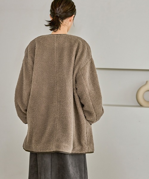 LAKOLE（ラコレ） ブルゾン アウター パイピングボアブルゾン / 496632