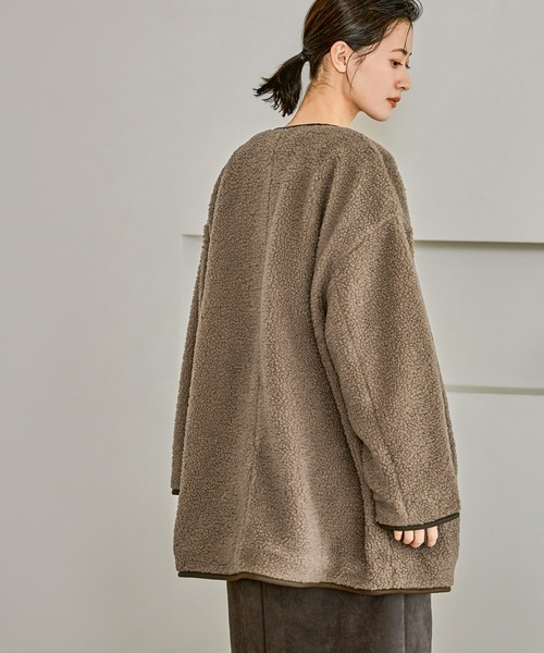 LAKOLE（ラコレ） ブルゾン アウター パイピングボアブルゾン / 496632