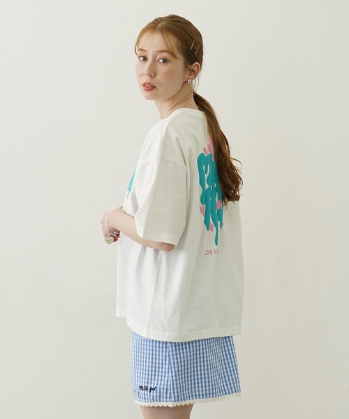 「MILKFED.」 半袖Tシャツ L ホワイト レディース_画像4