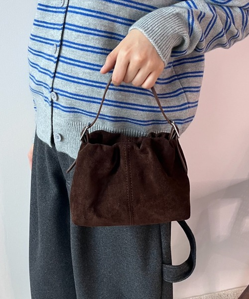 MERLOT（メルロー） ショルダーバッグ バッグ 2wayスウェードミニ