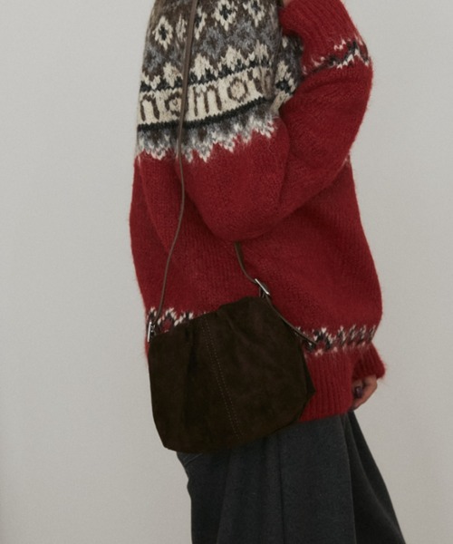 MERLOT（メルロー） ショルダーバッグ バッグ 2wayスウェードミニ