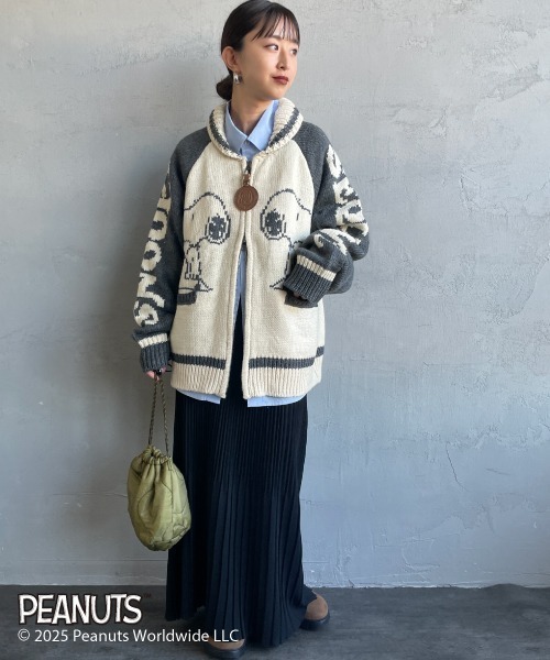 【新品】スヌーピー PEANUTS × SEQUENZ カウチンセーター SEQUENZE ニット セーター 「WEB限定」「SEQUENZ/シークエンズ