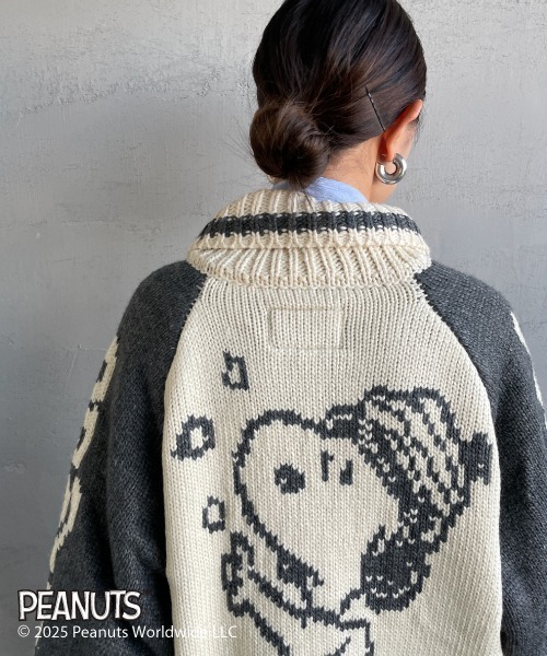 SEQUENZE ニット セーター 「SEQUENZ/シークエンズ」 SNOOPY ワイド