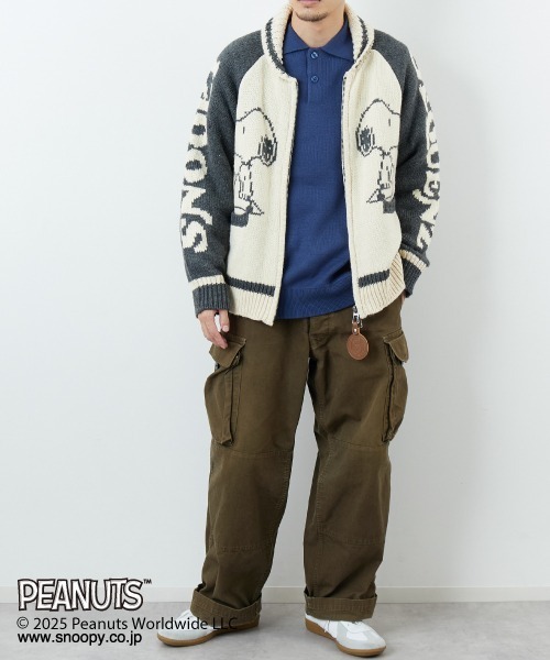 SEQUENZE ニット セーター 「SEQUENZ/シークエンズ」 SNOOPY ワイド