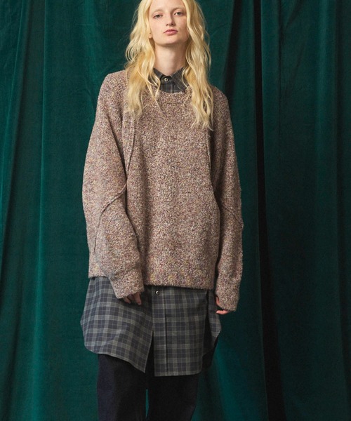 【新品未使用】プランクプロジェクト メゾンスペシャル ニット ベージュ MAISON SPECIAL（メゾンスペシャル）の「Corset Knit /コルセット