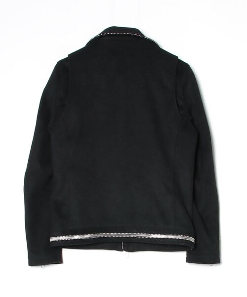 「NO ID.」 ライダースジャケット 1 ブラック メンズ_画像2
