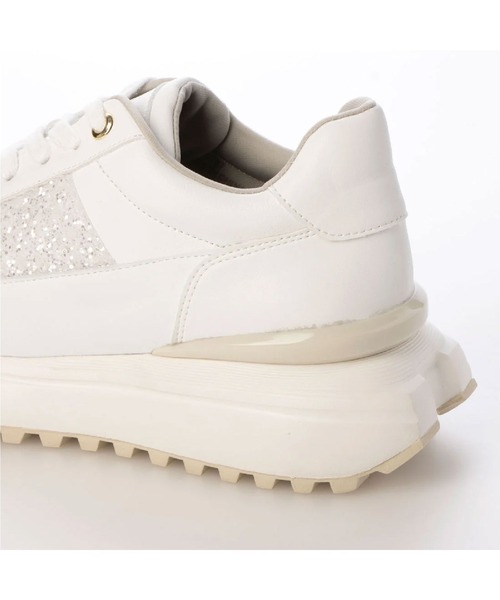 「Lucida」 ローカットスニーカー 35 グレー レディース_画像4