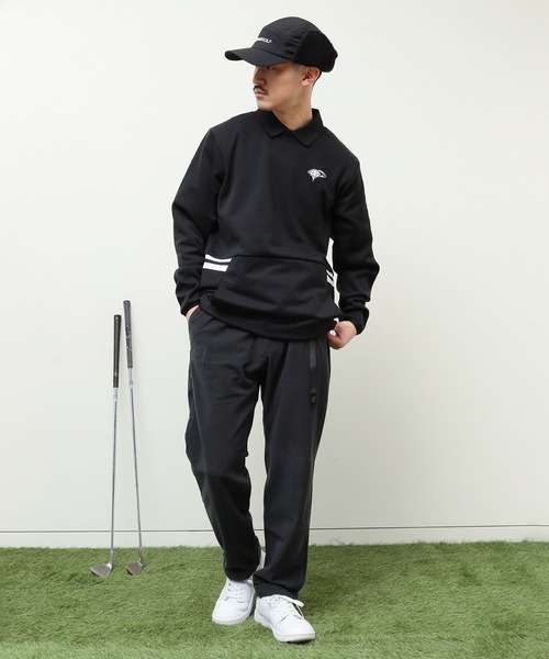 BEAMS GOLF（ビームス ゴルフ） 長袖Tシャツ S ブラック メンズ