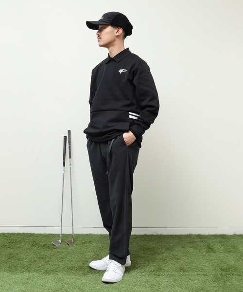 BEAMS GOLF（ビームス ゴルフ） 長袖Tシャツ S ブラック メンズ