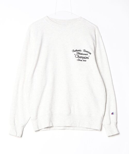 Champion（チャンピオン） ワンポイントスウェットカットソー M グレー