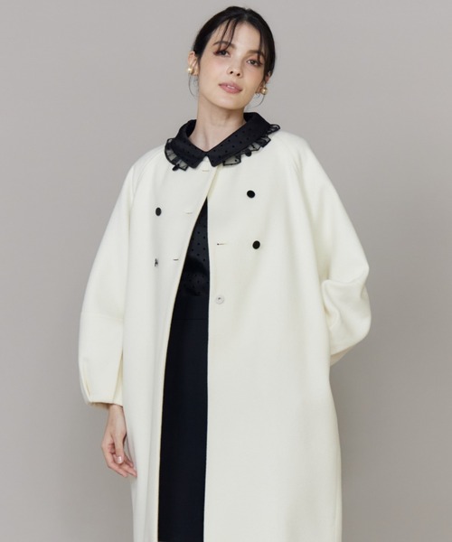 Maglie le cassetto（マーリエ ル カセット） ノーカラーコート コート