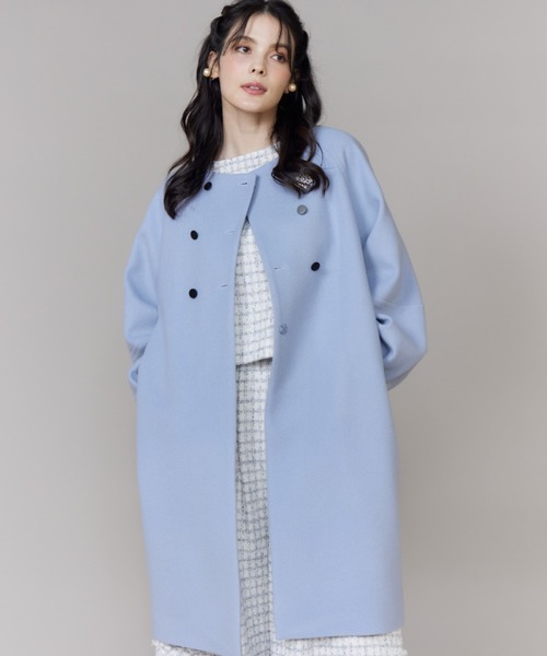 Maglie le cassetto（マーリエ ル カセット） ノーカラーコート コート