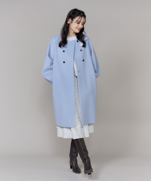 Maglie le cassetto（マーリエ ル カセット） ノーカラーコート コート