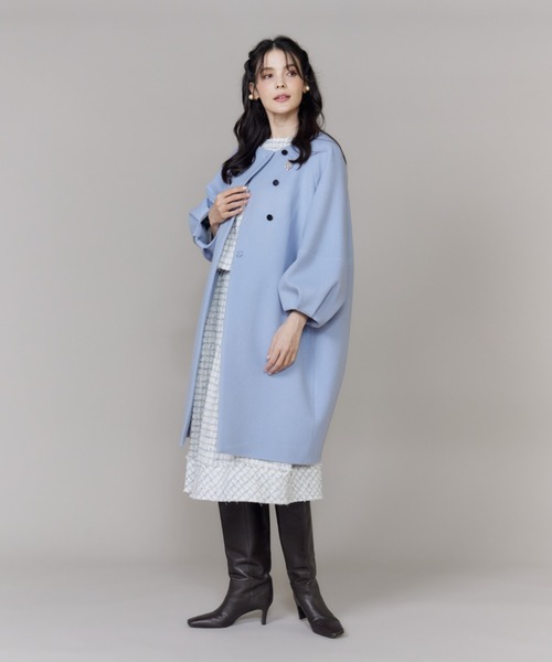 Maglie le cassetto（マーリエ ル カセット） ノーカラーコート コート