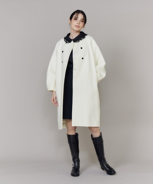 Maglie le cassetto（マーリエ ル カセット） ノーカラーコート コート