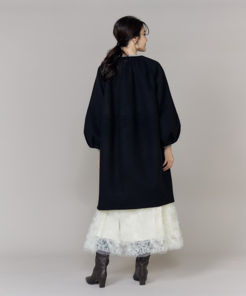 Maglie le cassetto（マーリエ ル カセット） ノーカラーコート コート