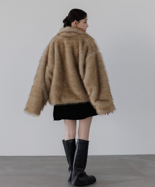 コート アウター フェイクファージャケット レディース : ZOZOTOWN
