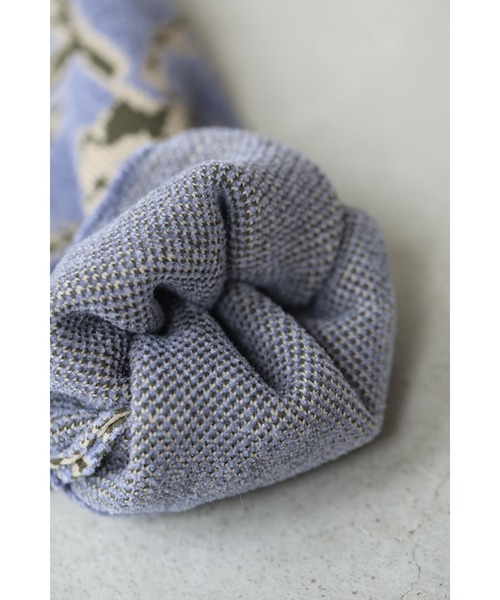 cawaii ニット セーター エレガントな花柄のモールジャガードニット